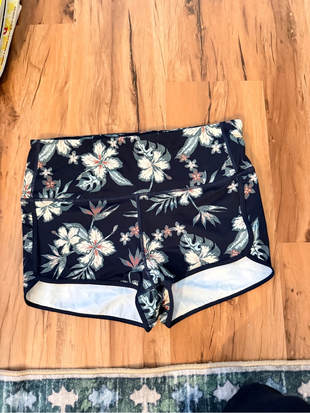 Vuori Navy Floral Performance Shorts